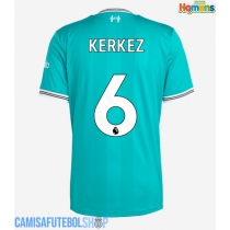 Camisa de time de futebol Liverpool Milos Kerkez #6 Replicas 3º Equipamento 2025-26 Manga Curta